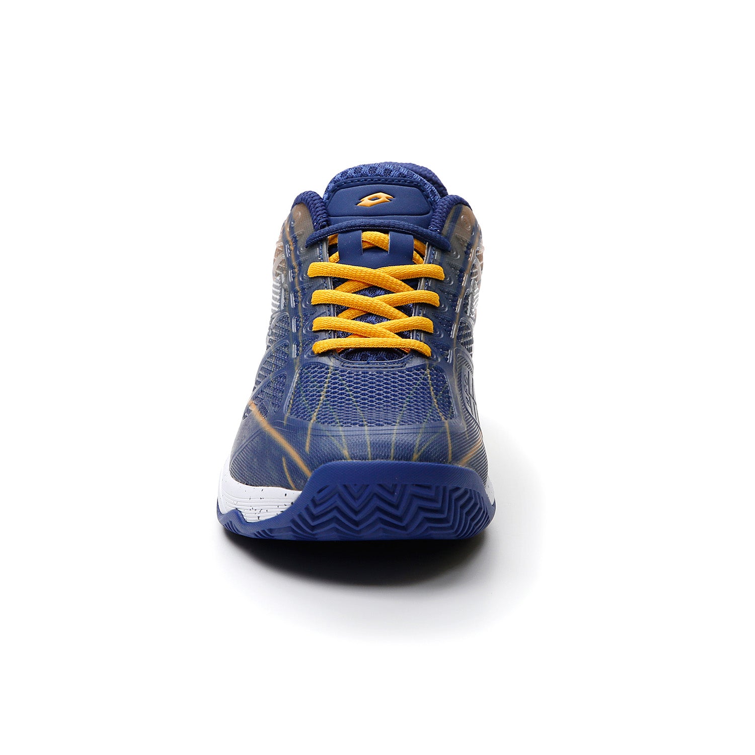 נעלי טניס גברים Lotto Mirage 300 III | לוטו - דגם ספורט בשילוב צבעים כחול וצהוב, עיצוב טכנולוגי מתוחכם.