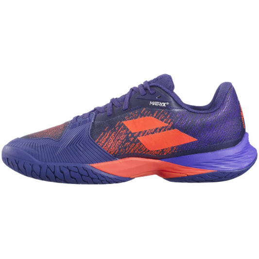 נעלי טניס גברים Babolat Jet Mach 3 AC Men כחול | בבולט - דגם עם טכנולוגיית Matryx® EVO