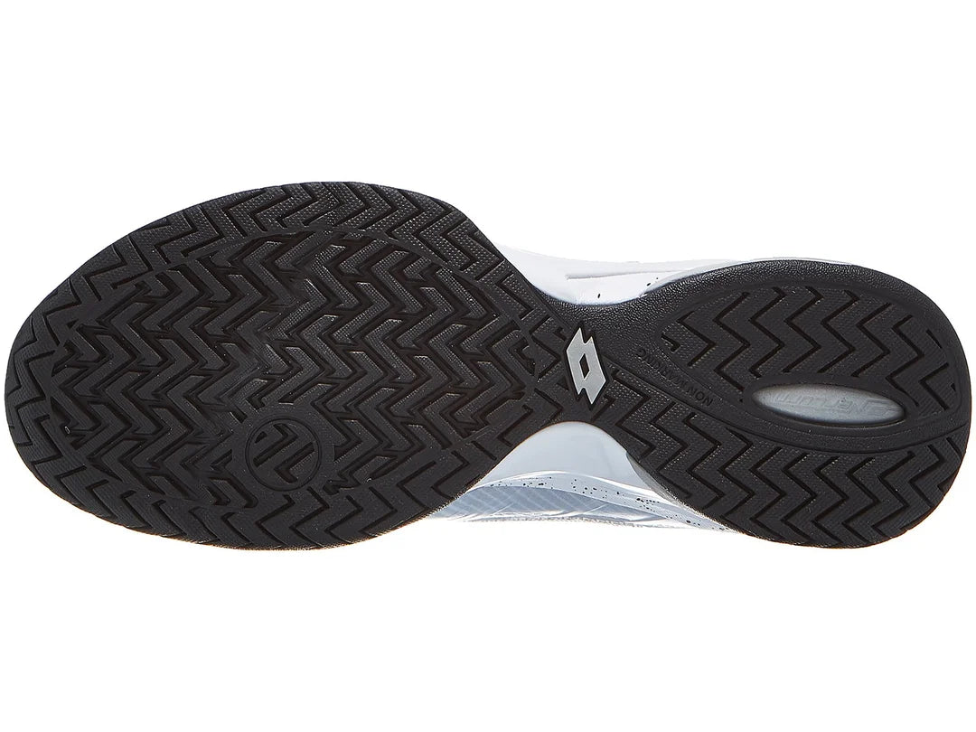 סולייה של נעלי גברים Lotto Mirage 300 | לוטו, עם עיצוב ייחודי ואחיזה מעולה. נעליים איכותיות לטניס.