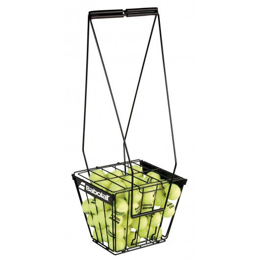 סל כדורי טניס Babolat Tennis Ball Cart | בבולט - סל חלל טניס עם כדורי טניס ירוקים.