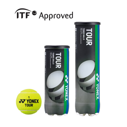 כדורי טניס Yonex Tour (3 כדורים בקופסה) | יונקס - כדורי טניס שכבר אושרו על ידי ה-ITF