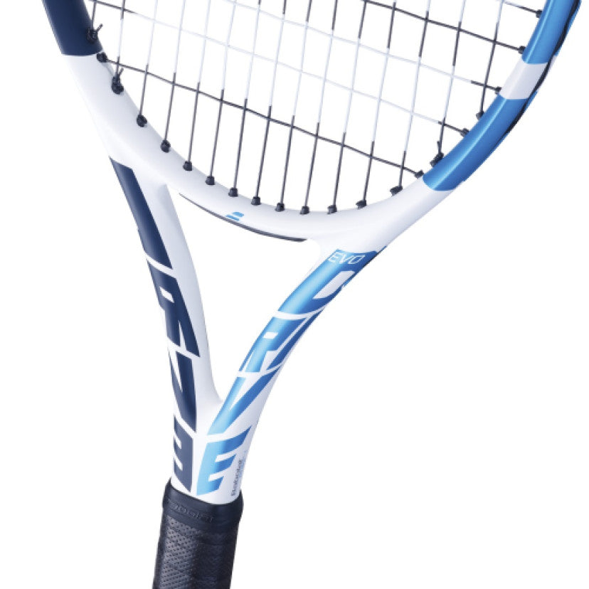 מחבט טניס Babolat Evo Drive Lite White משקל 255 גרם | בבולט - פרטים על עיצוב המחבט.