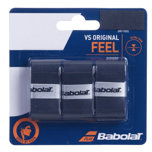 אוברגריפ (Overgrip) בבולט VS Original X3 Babolat Yellow/Black/White - אריזת 3 יחידות